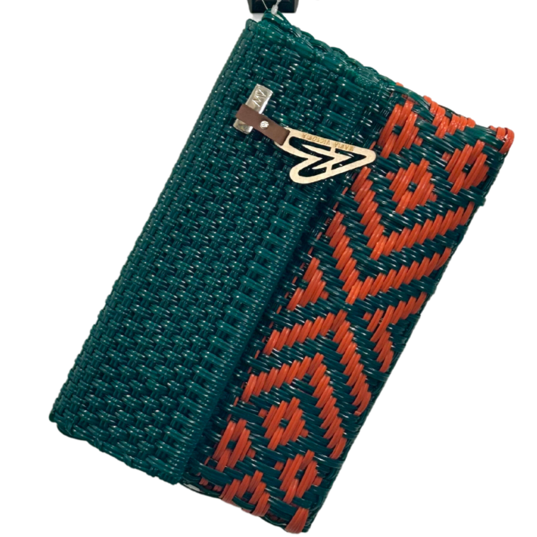 Dear Diego Clutch Green / Orange UM